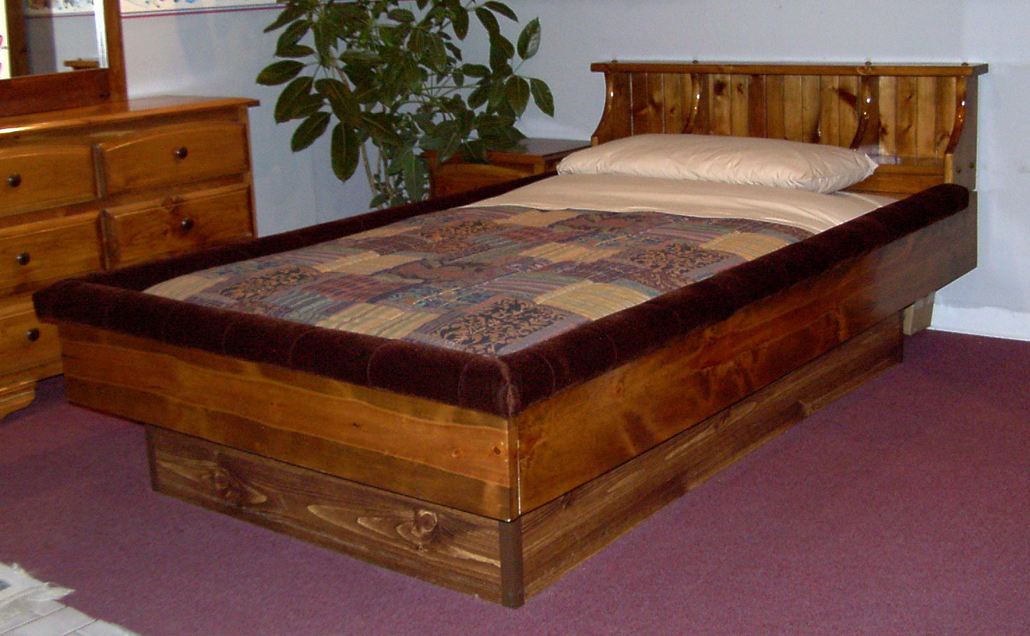 The Classic Bookshelf Solid Pine, Can You Put A Mattress In Waterbed Frame